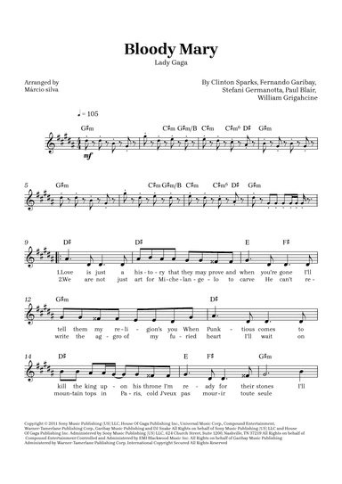 Bloody Mary (arr. Márcio Silva)