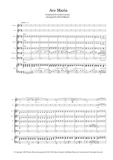 Ave Maria (arr. David Miguel)