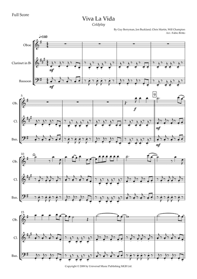 Viva La Vida (arr. Fabio Britto)
