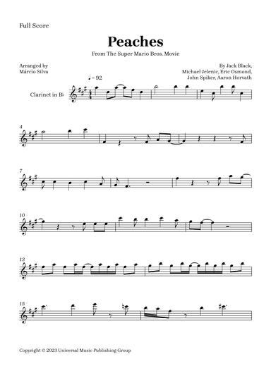 Peaches (arr. Márcio Silva)