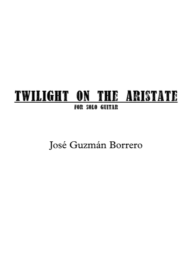 Twilight on the Aristate