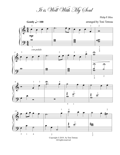 It is Well With My Soul (arr. Toni Tetreau)