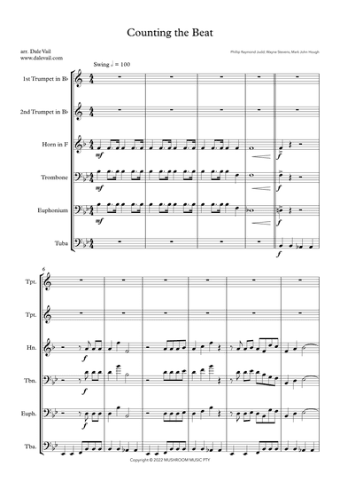 Counting The Beat (arr. Dale Vail)