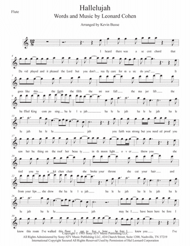 Hallelujah (arr. Kevin Busse)