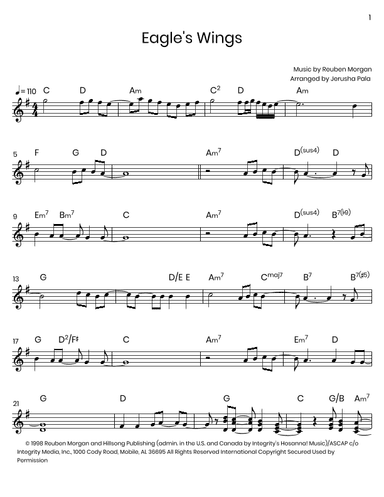Eagle's Wings (arr. Jerusha Pala)