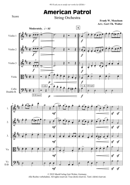 American Patrol (arr. Gert Th. Walter)