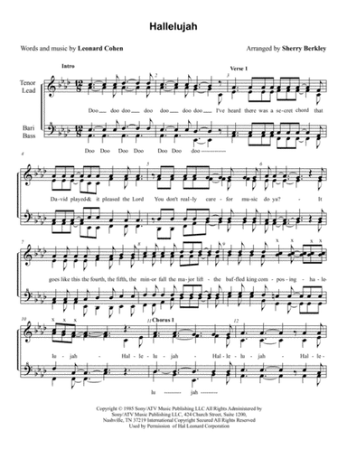 Hallelujah (arr. Sherry Berkley)