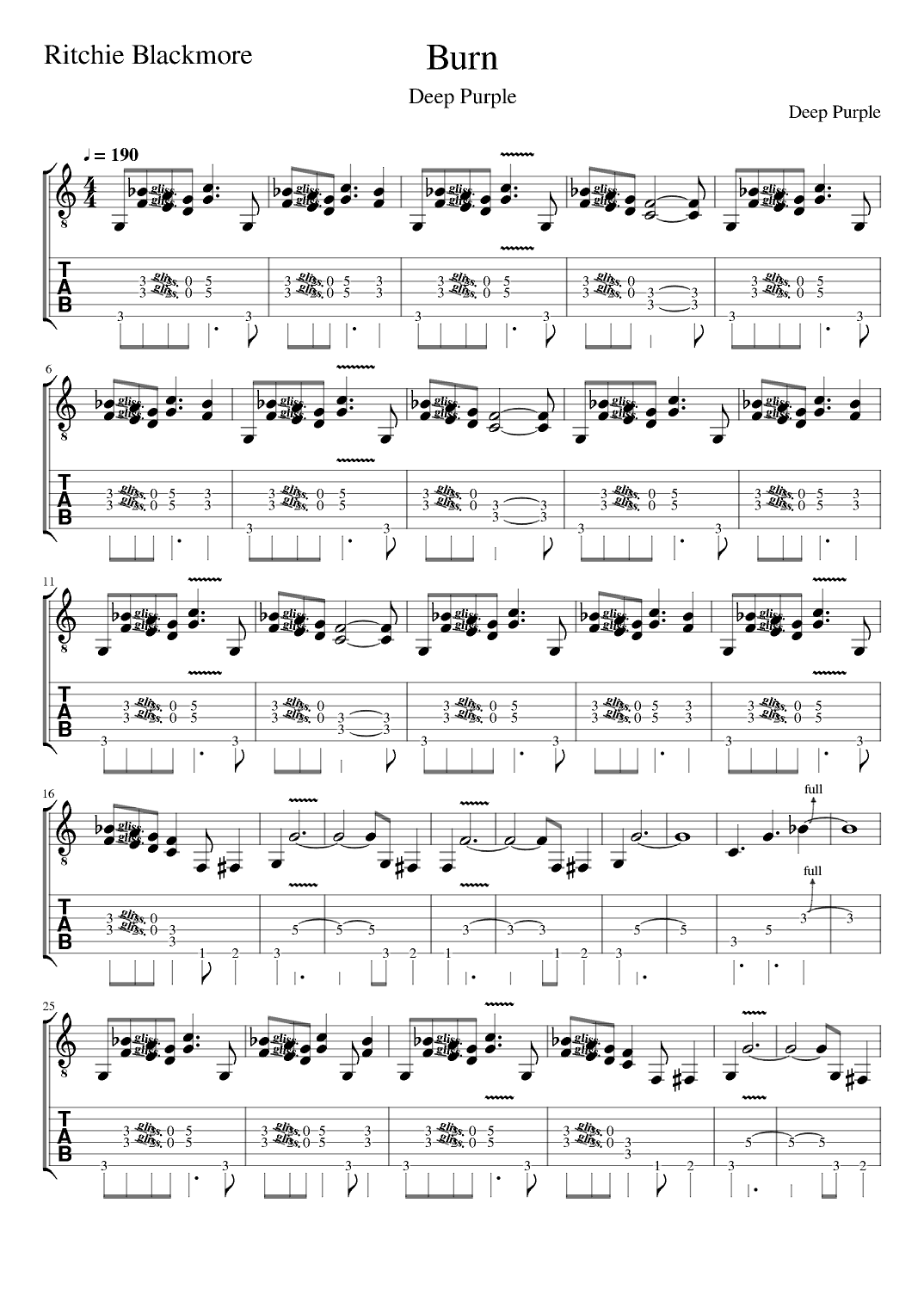Burn (arr. Tracy Dean McCallum)