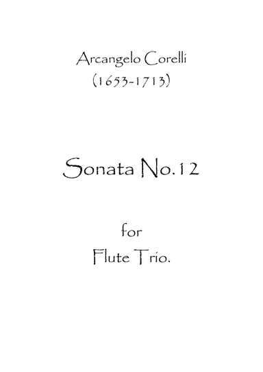 Sonata No.12 (arr. Spence Bundy)
