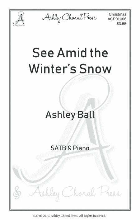 See amid the winter's snow