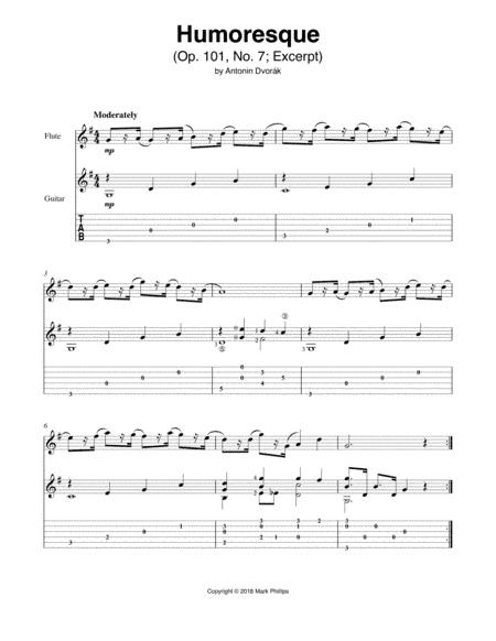 Humoresque (arr. Mark Phillips)