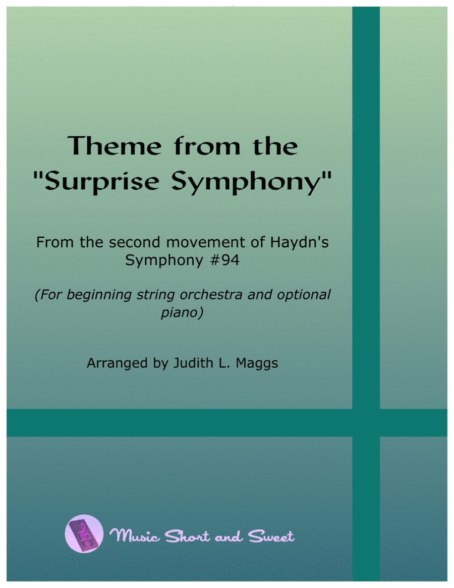 Theme from the "Surprise Symphony" for Beginning String Orchestra and optional piano (arr. Judith L. Maggs)