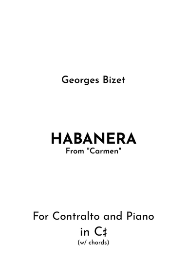 Habanera (arr. Jireh J.)