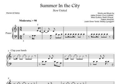 Summer In The City (arr. Warren & Debby)