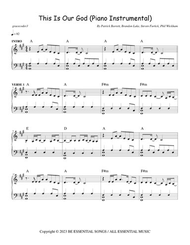 This Is Our God (arr. gracecoder3)