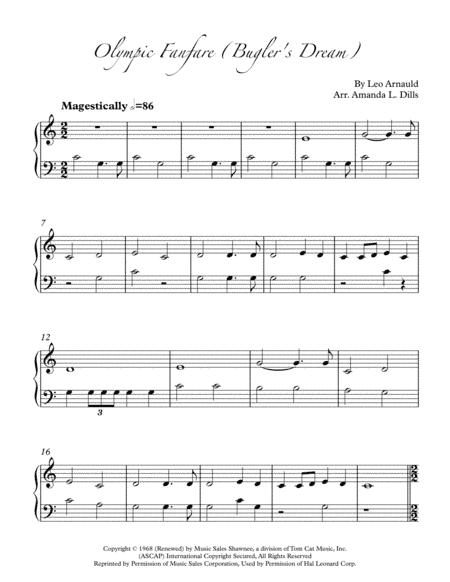 Bugler's Dream (Olympic Fanfare) (arr. Amanda Dills)