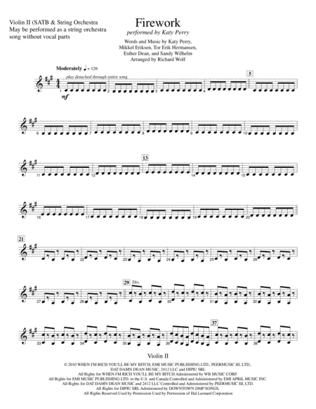 Firework (arr. Richard Wolf)