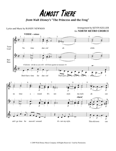 Almost There (arr. Kevin Keller)