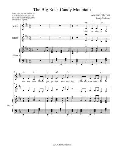 The Big Rock Candy Mountain (arr. Sandy McIntire)