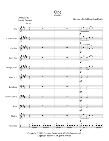 One (arr. Linsey Brunton)