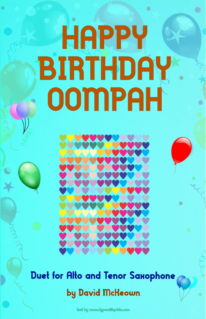 Happy Birthday Oompah, for Alto and Tenor Saxophone Duet (arr. David McKeown)