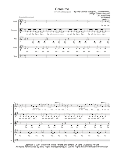 Geronimo (arr. Rob Dietz)