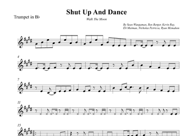 Shut Up And Dance (arr. Wesley S. SIlva)