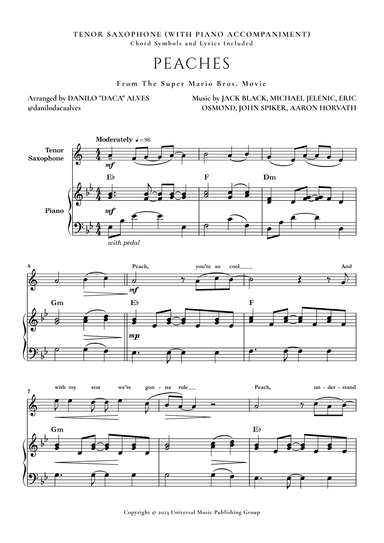 Peaches (arr. Danilo "Daca" Alves)