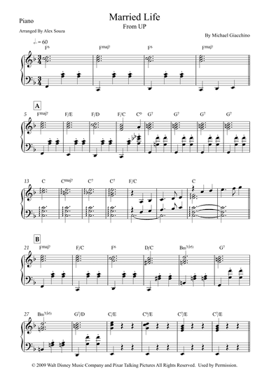 Married Life (arr. Alex Souza)