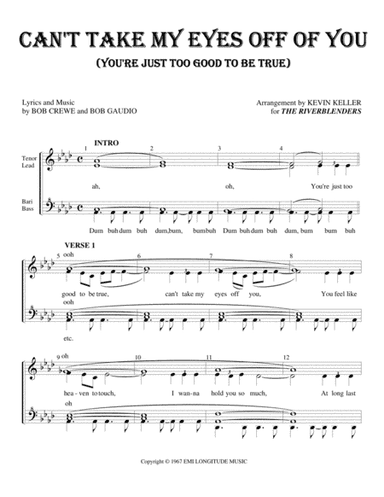 Can't Take My Eyes Off Of You (arr. Kevin Keller)