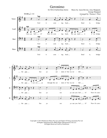 Geronimo (arr. Thomas J. West)