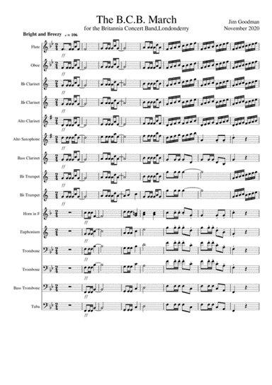 The B.C.B. March (Concert Band)