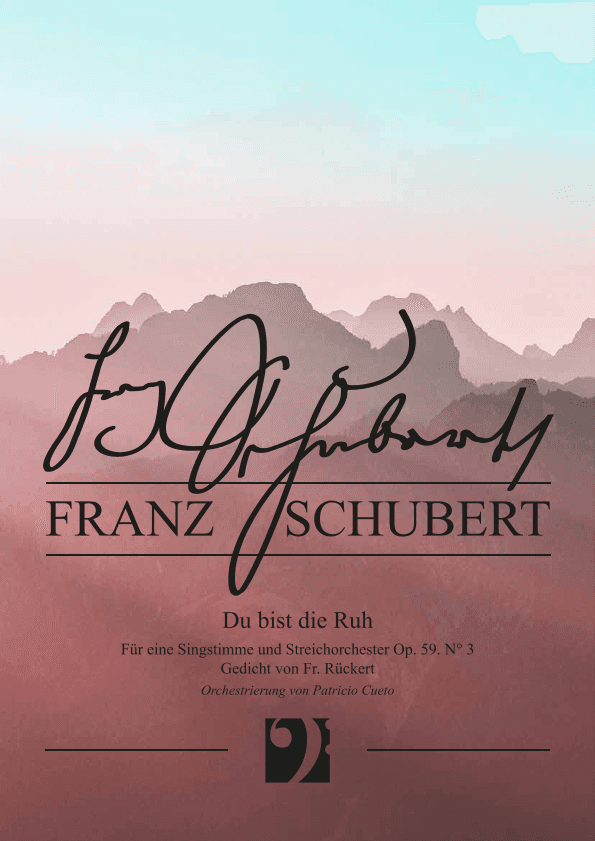 Du bist die Ruh for voice and strings (arr. Patricio Cueto)