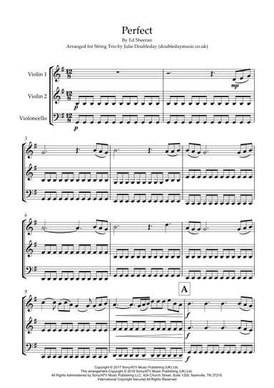 Perfect (arr. Julie Doubleday)