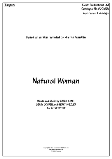 (you Make Me Feel Like) A Natural Woman (arr. Michael Storeton-West)