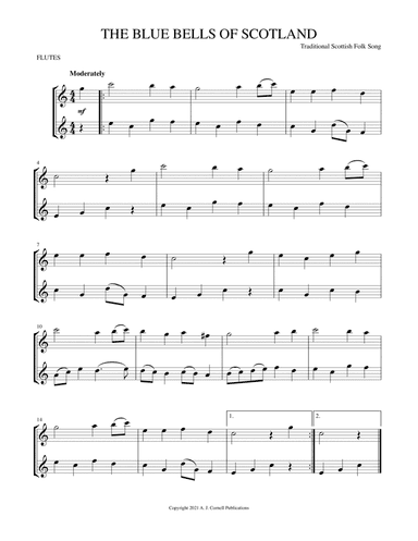 The Blue Bells of Scotland (arr. Mark Phillips)