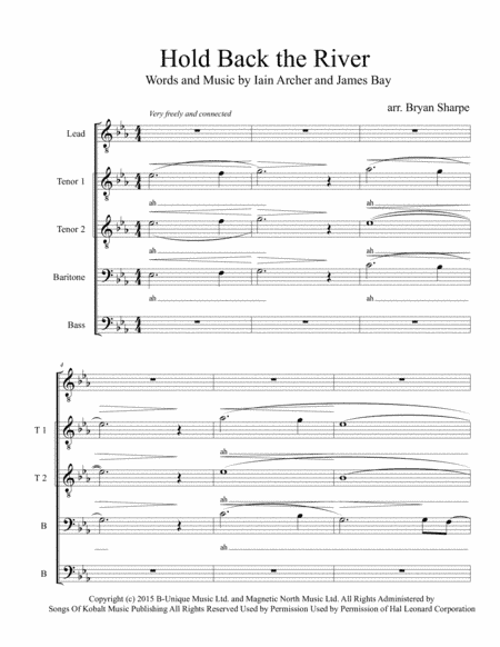 Hold Back The River (arr. Bryan Sharpe)