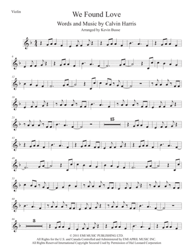 We Found Love (arr. Kevin Busse)