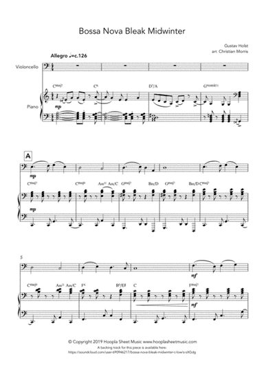 Bossa Nova Bleak Midwinter (arr. Christian Morris)