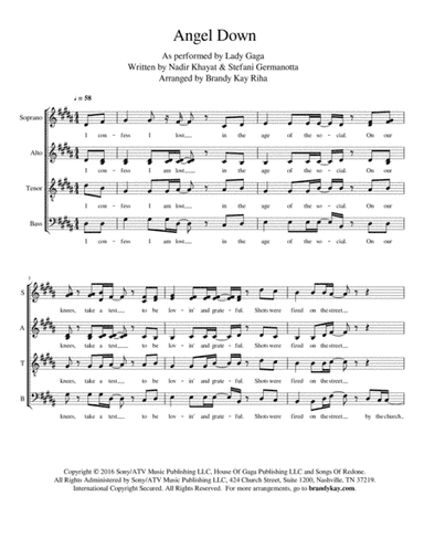 Angel Down (work Tape) (arr. BK Riha / Brandy Kay Riha)