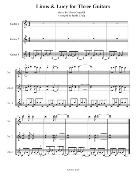 Linus And Lucy (arr. Justin Craig)