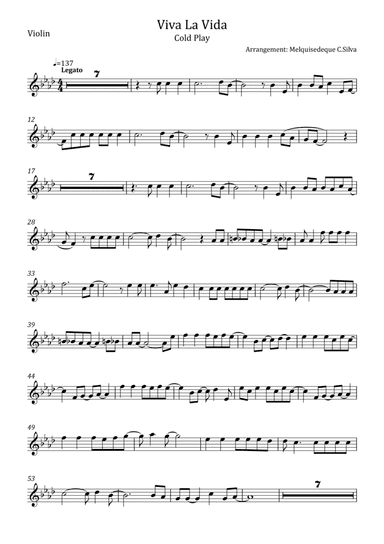 Viva La Vida (arr. Melquisedeque C.Silva)