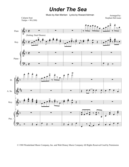 Under The Sea (arr. Stephen DeCesare)