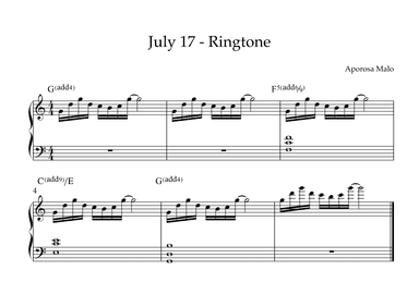 July 17 - Ringtone
