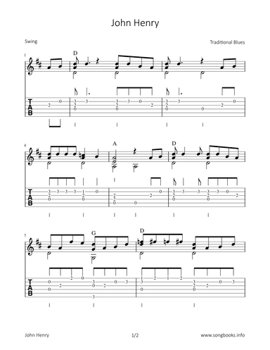 John Henry (arr. Bettina Schipp)
