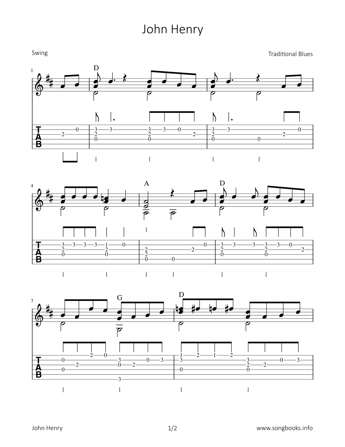 John Henry (arr. Bettina Schipp)