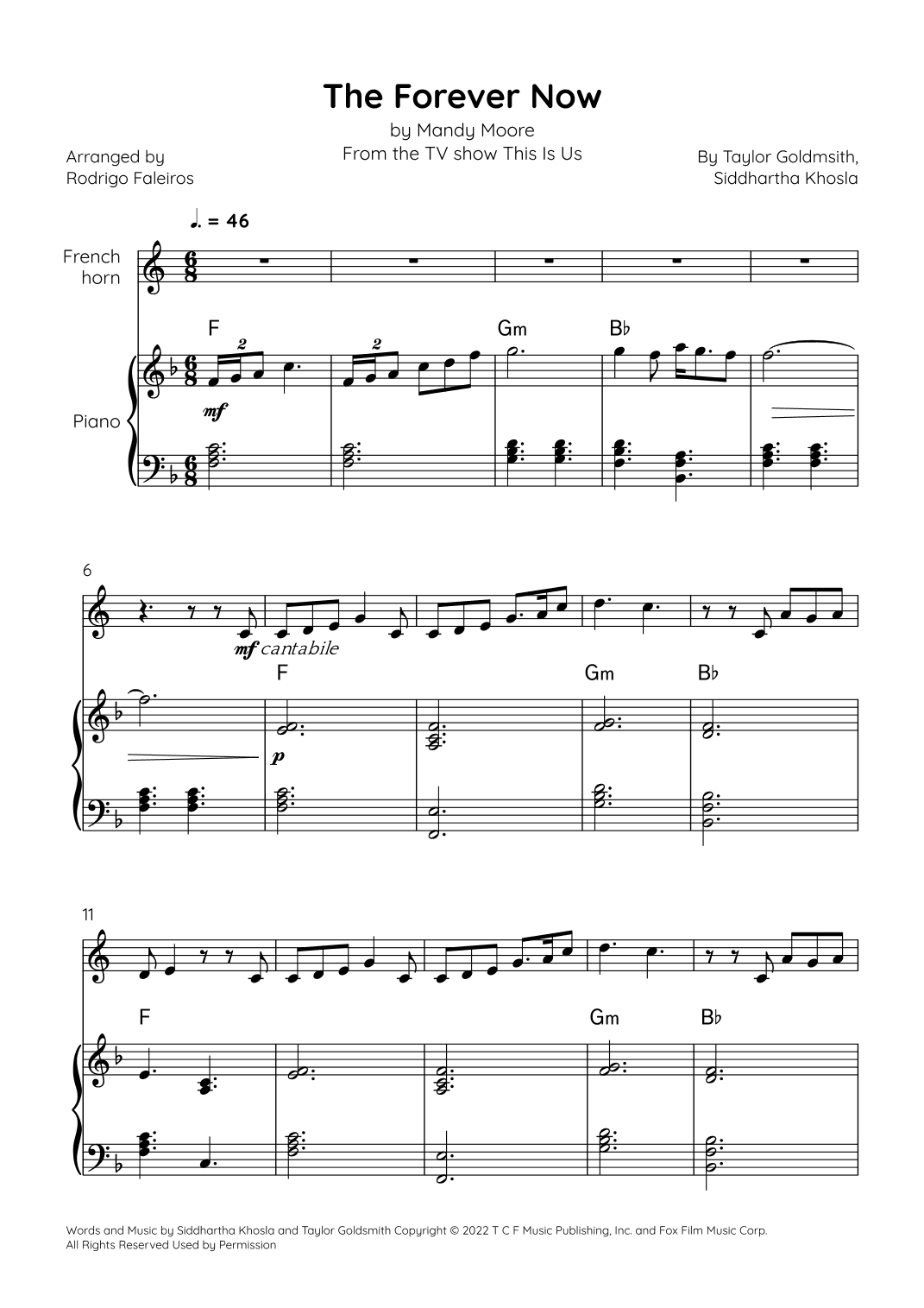 The Forever Now (arr. Rodrigo Faleiros)