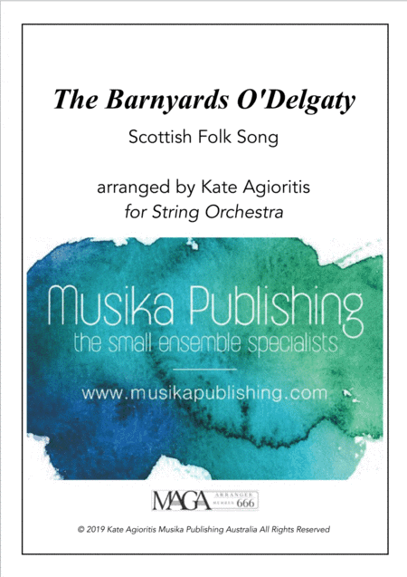 The Barnyards O'Delgaty - String Orchestra (arr. Kate Agioritis)