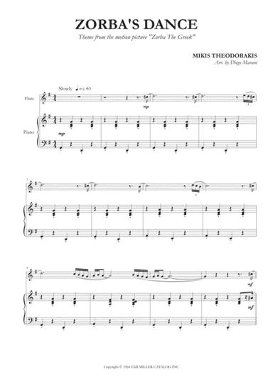 Zorbas Dance (arr. Diego Marani)