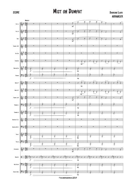 Mist on Dumyat - Flexible concert band
